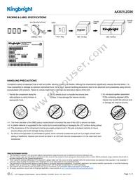 AA3021LZGSK Datasheet Page 4