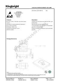 AA3021QBCT/D Datasheet Cover