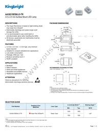 AA3021SESK/J3-TR Datasheet Cover