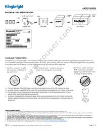 AA3021SURSK Datasheet Page 4