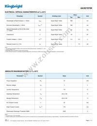 AA3021SYSK Datasheet Page 2