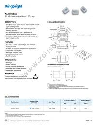 AA3021VBS/D Datasheet Cover