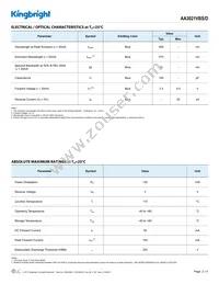 AA3021VBS/D Datasheet Page 2