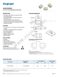 AA3021VRCBS/A Datasheet Cover