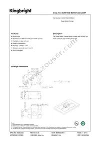 AA3527ASES-50MAV Datasheet Cover