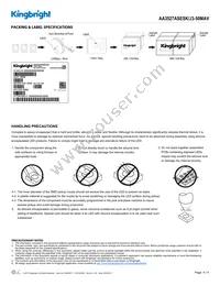 AA3527ASESK/J3-50MAV Datasheet Page 4