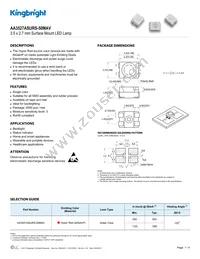 AA3527ASURS-50MAV Datasheet Cover