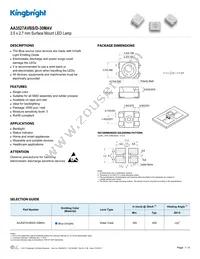 AA3527AVBS/D-30MAV Datasheet Cover