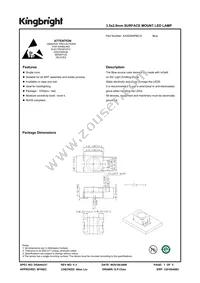 AA3528APBC/A Datasheet Cover