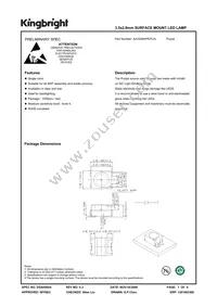 AA3528APR7C/A Datasheet Cover