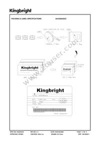 AA3528ASGC Datasheet Page 5