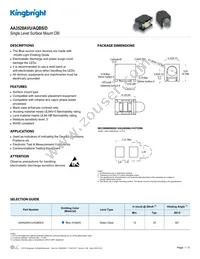 AA3528AVU/AQBS/D Datasheet Cover