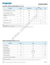 AA3528AVU/AQBS/D Datasheet Page 2