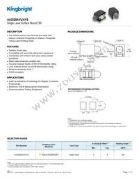 AA3528AVU/AYS Datasheet Cover