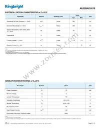 AA3528AVU/AYS Datasheet Page 2