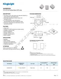 AA3528CGCK Datasheet Cover