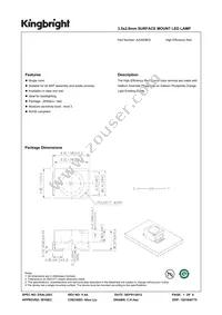 AA3528ES Datasheet Cover