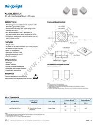 AA3528LSECKT/J4 Datasheet Cover