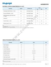 AA3528SECKT09 Datasheet Page 2