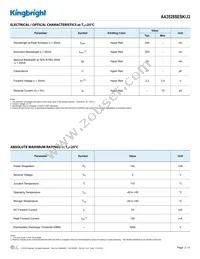 AA3528SESK/J3 Datasheet Page 2