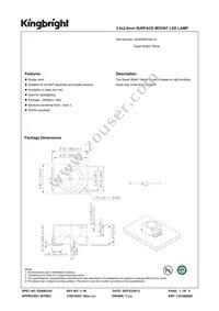 AA3528SYSK/J3 Datasheet Cover