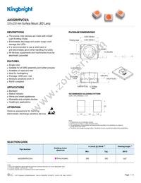 AA3528VRVCS/A Datasheet Cover