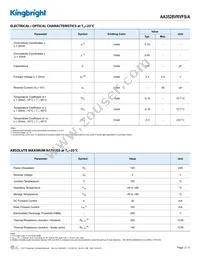 AA3528VRVFS/A Datasheet Page 2