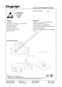 AA3528ZGS Datasheet Cover