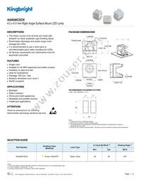 AA4040CGCK Datasheet Cover