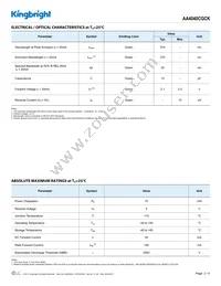 AA4040CGCK Datasheet Page 2