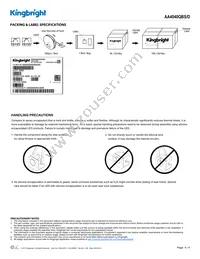 AA4040QBS/D Datasheet Page 4