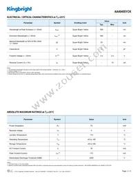 AA4040SYCK Datasheet Page 2