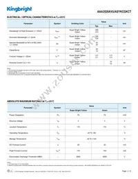 AAA3528AVU/ASYKCGKCT Datasheet Page 2