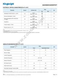 AAA3528AVU/AZGKSYKCT Datasheet Page 2