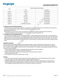 AAA3528AVU/AZGKSYKCT Datasheet Page 5