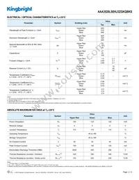 AAA3528LSEKJ3ZGKQBKS Datasheet Page 2