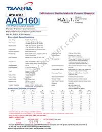 AAD160-3464 Datasheet Cover
