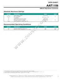 AAT1106ICB-0.6-T1 Datasheet Page 3