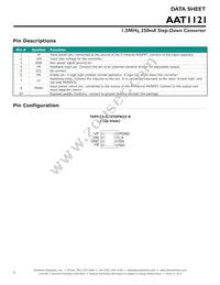 AAT1121IPS-0.6-T1 Datasheet Page 2