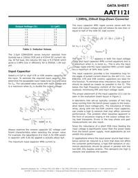 AAT1121IPS-0.6-T1 Datasheet Page 11