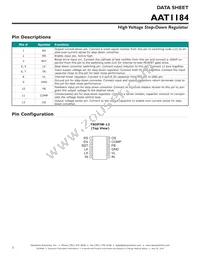 AAT1184ITP-0.6-T1 Datasheet Page 2