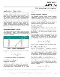 AAT1184ITP-0.6-T1 Datasheet Page 11