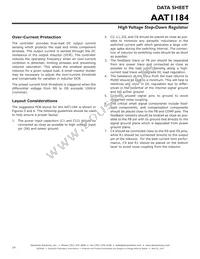 AAT1184ITP-0.6-T1 Datasheet Page 14