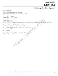 AAT1184ITP-0.6-T1 Datasheet Page 17