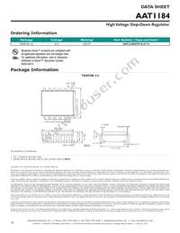 AAT1184ITP-0.6-T1 Datasheet Page 18
