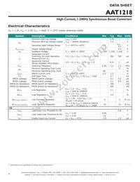 AAT1218IWP-5.0-T1 Datasheet Page 4