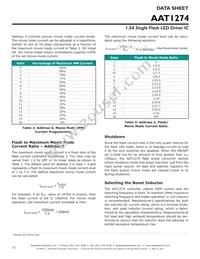AAT1274IWO-T1C Datasheet Page 12