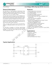 AAT1299IOQ-3.3-T1 Datasheet Cover