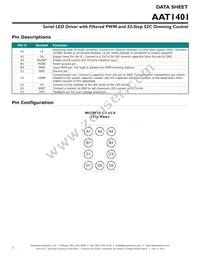 AAT1401IUQ-T1 Datasheet Page 2