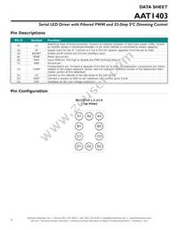 AAT1403IUQ-T1 Datasheet Page 2